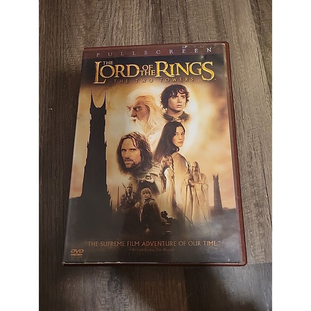 The Lord of the Rings: The Two Towers (DVD, 2003, 2-Disc Set, Full Frame Two...